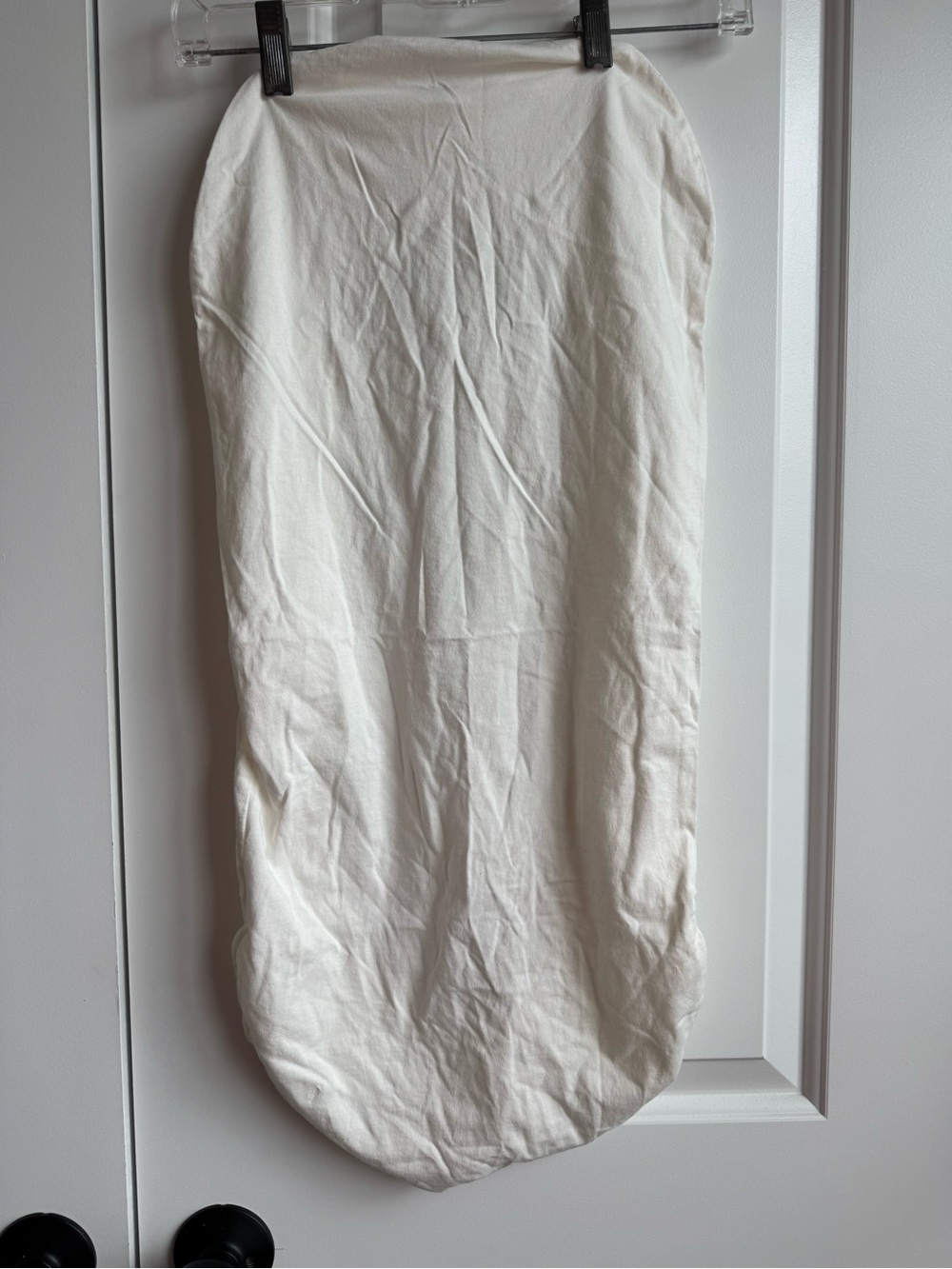 Happiest Baby SNOO Fitted Bassinet Sheet | Ivory Organic Cotton